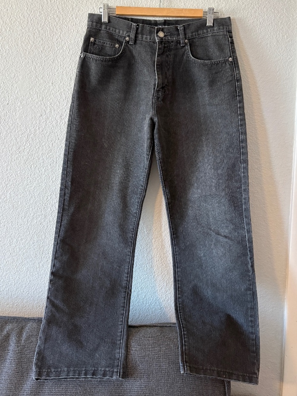 Calvin Klein Black Jeans Straight Leg Size 30